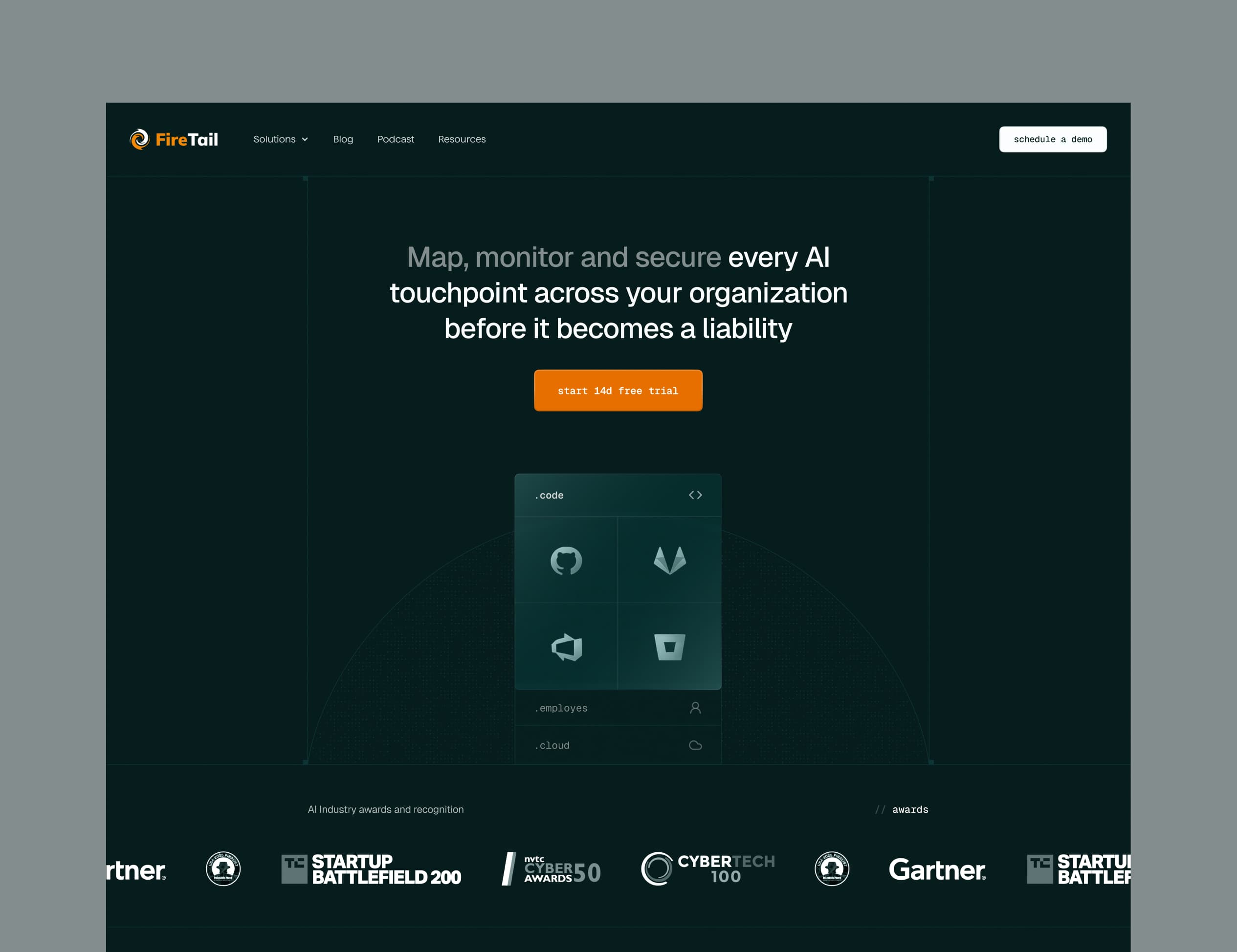 FireTail Landing Page