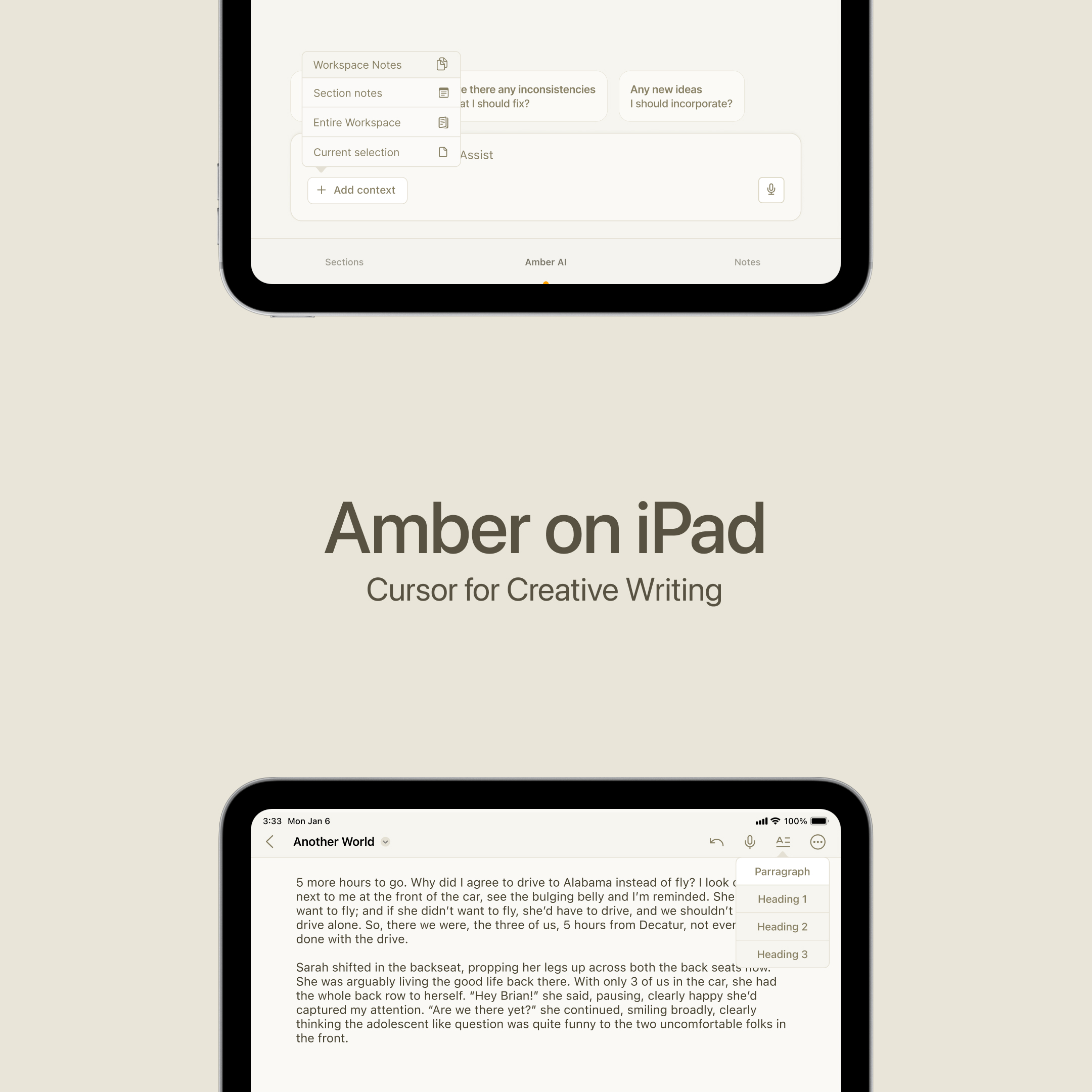 Amber — iPad